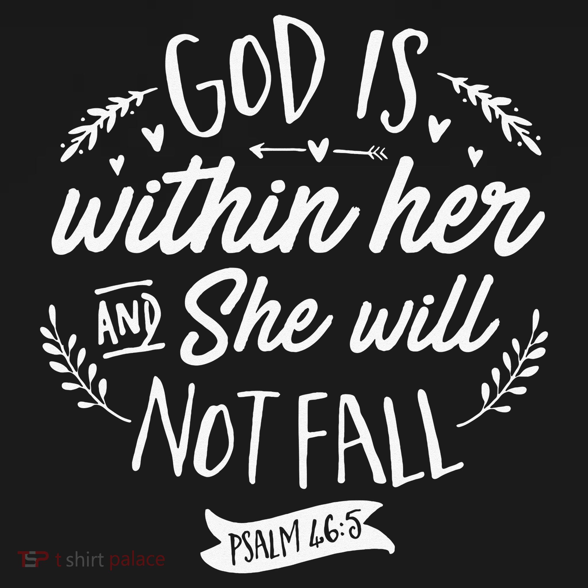 God Is Within Her Jesus Christian Psalm 465 Backpack