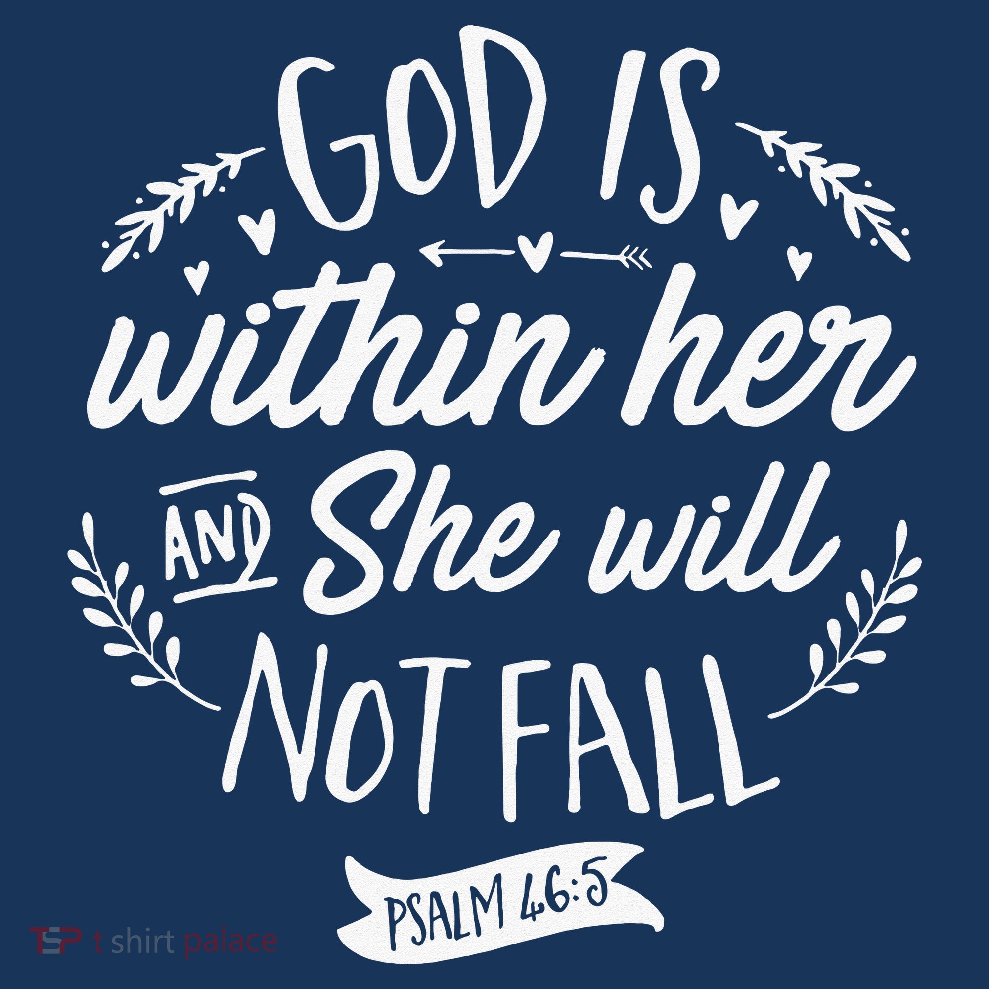 God Is Within Her Jesus Christian Psalm 465 Long Sleeve Shirt