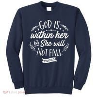 God Is Within Her Jesus Christian Psalm 465 Sweatshirt thumb 0