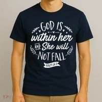 God Is Within Her Jesus Christian Psalm 465 T-Shirt thumb 3
