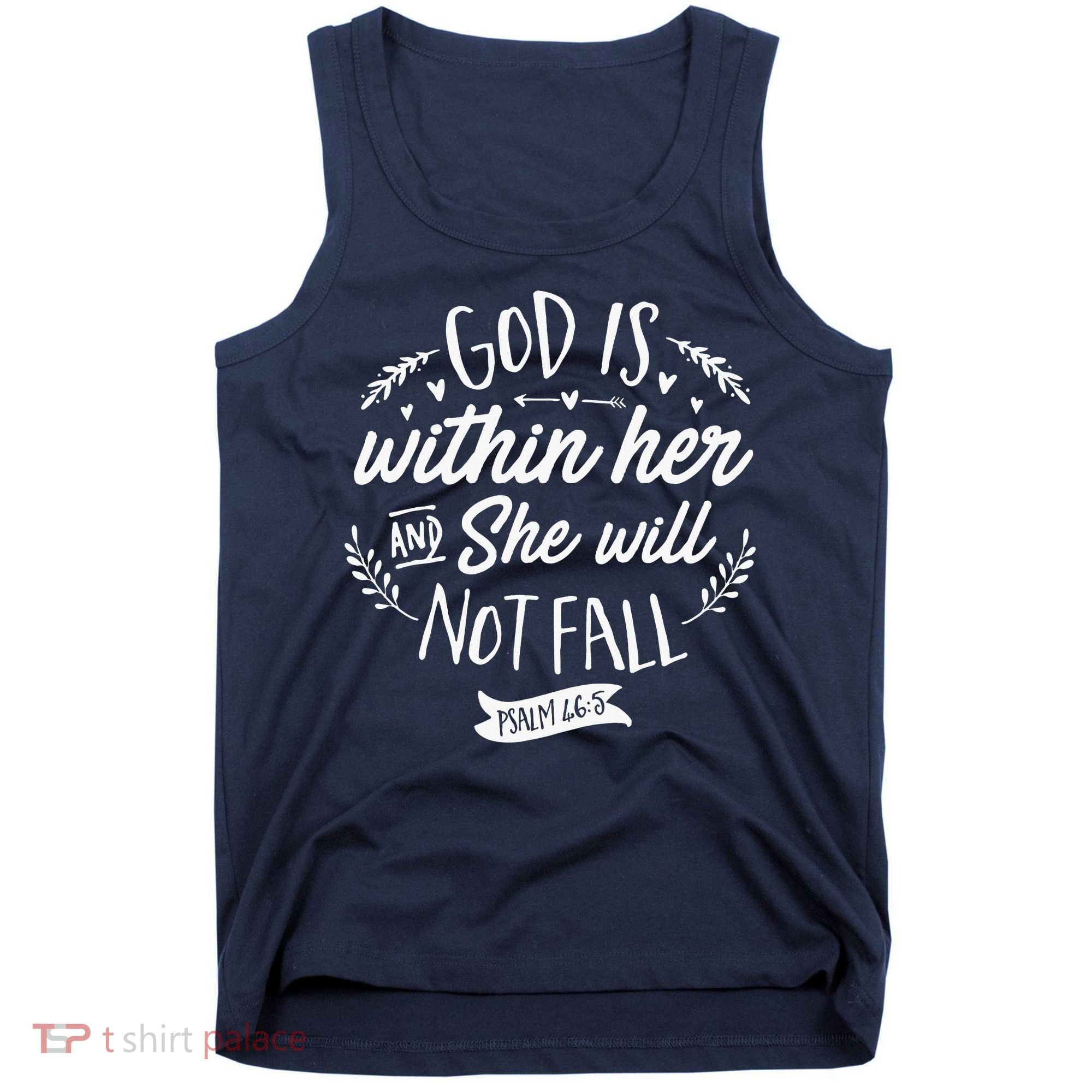 God Is Within Her Jesus Christian Psalm 465 Tank Top