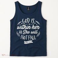 God Is Within Her Jesus Christian Psalm 465 Tank Top thumb 2