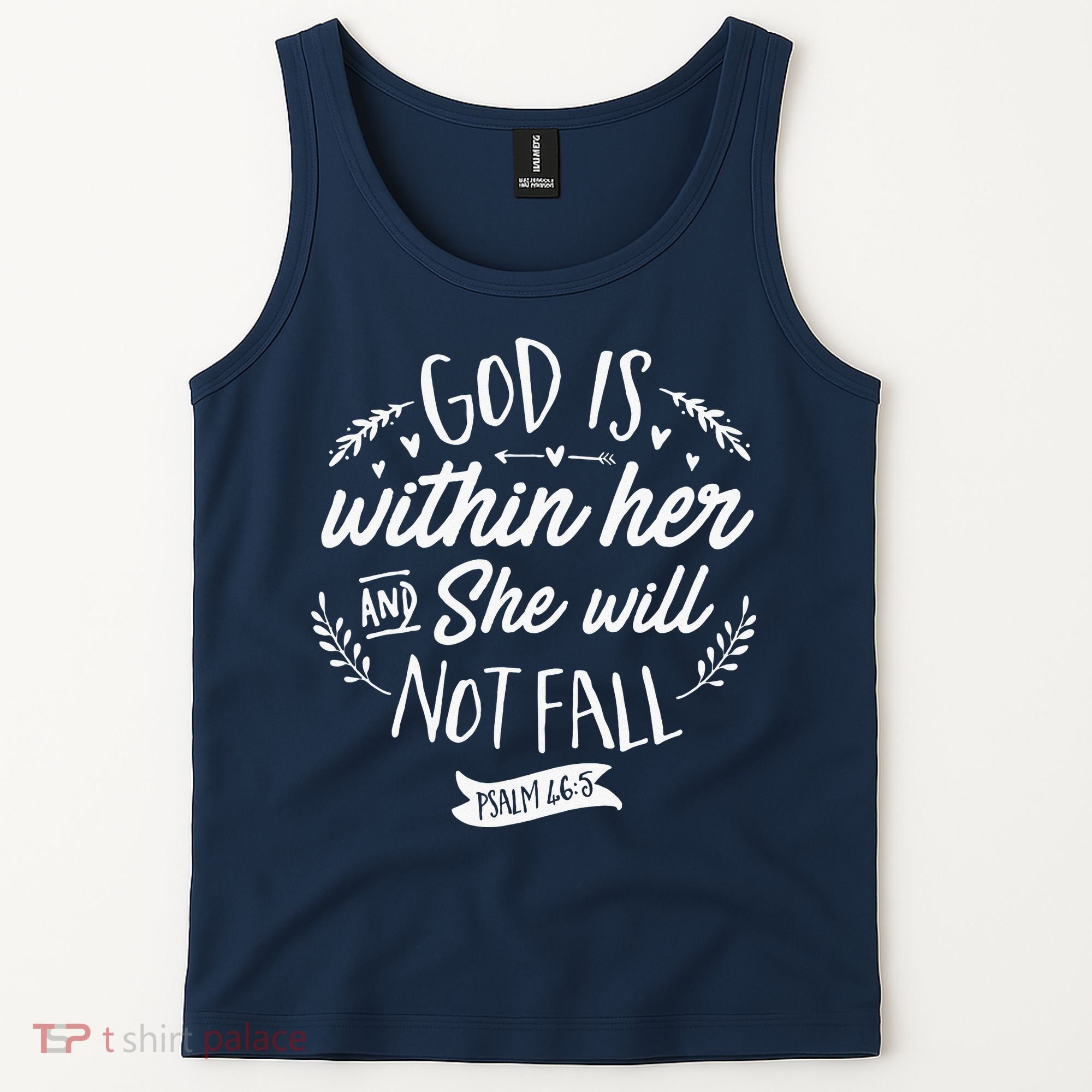 God Is Within Her Jesus Christian Psalm 465 Tank Top
