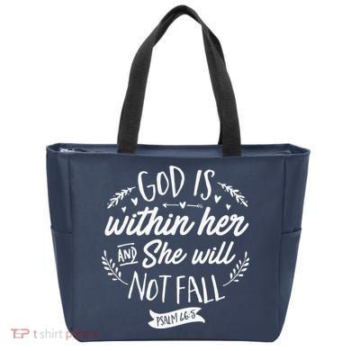 God Is Within Her Jesus Christian Psalm 465 Tote Bag