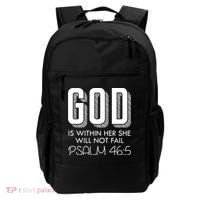 God Is Within Her She Will Not Fail Prayer Cool Gift Backpack thumb 0