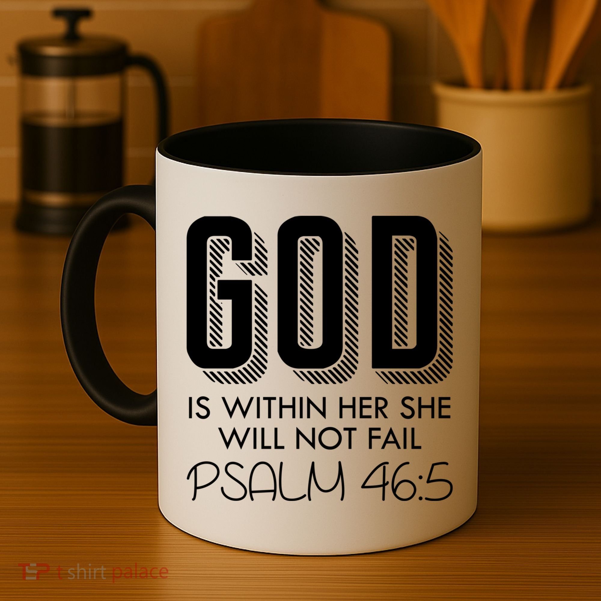 God Is Within Her She Will Not Fail Prayer Cool Gift Coffee Mug