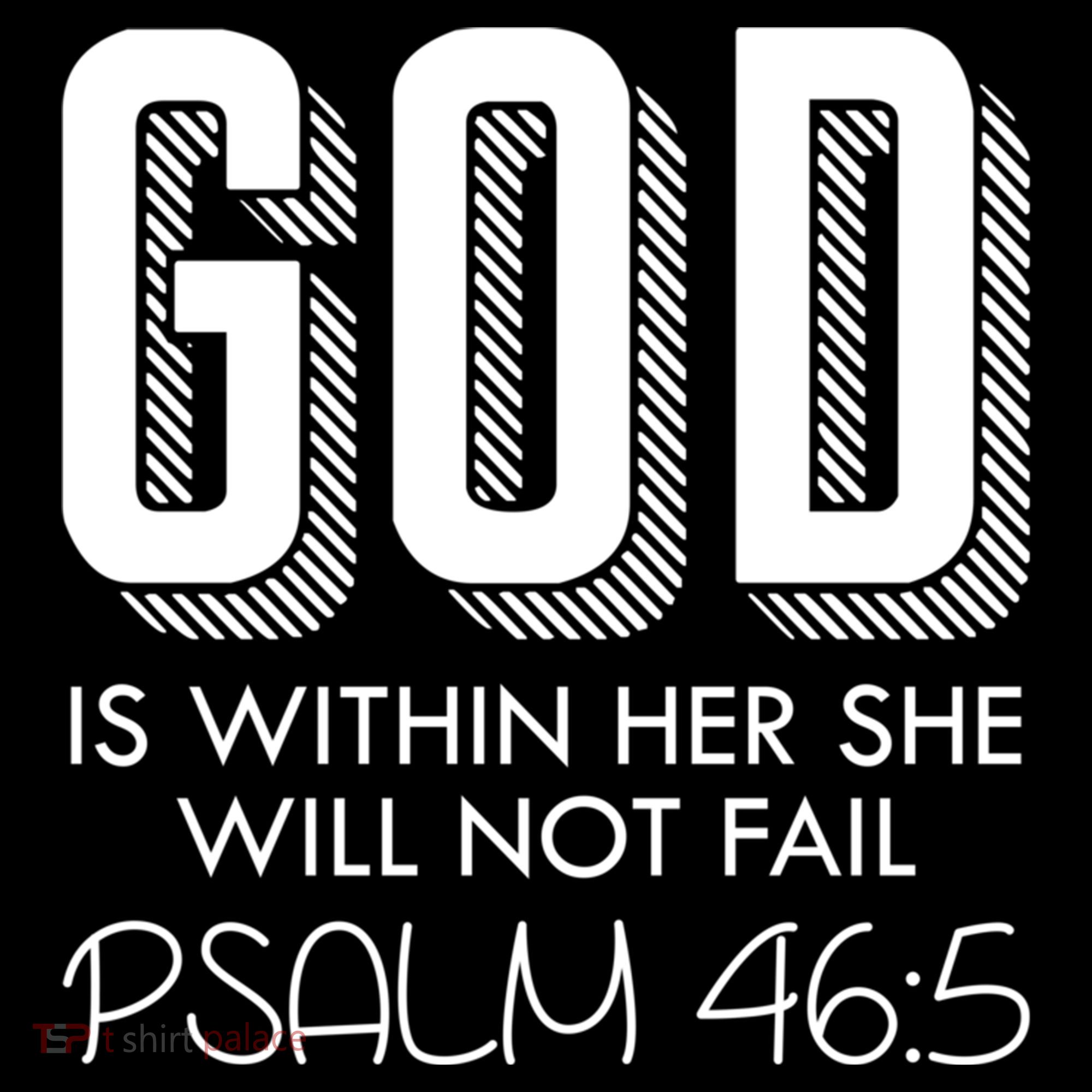 God Is Within Her She Will Not Fail Prayer Cool Gift Ornament