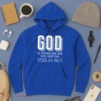 God Is Within Her She Will Not Fail Prayer Cool Gift Hoodie thumb 3