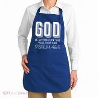 God Is Within Her She Will Not Fail Prayer Cool Gift Apron thumb 2
