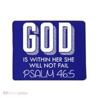 God Is Within Her She Will Not Fail Prayer Cool Gift Mousepad thumb 0