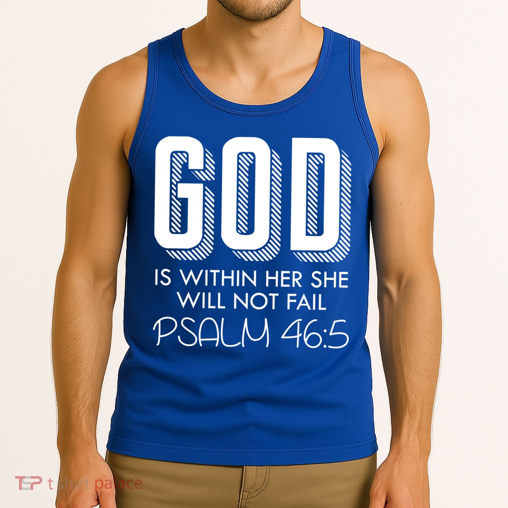 God Is Within Her She Will Not Fail Prayer Cool Gift Tank Top