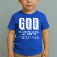 God Is Within Her She Will Not Fail Prayer Cool Gift Toddler T-Shirt thumb 2