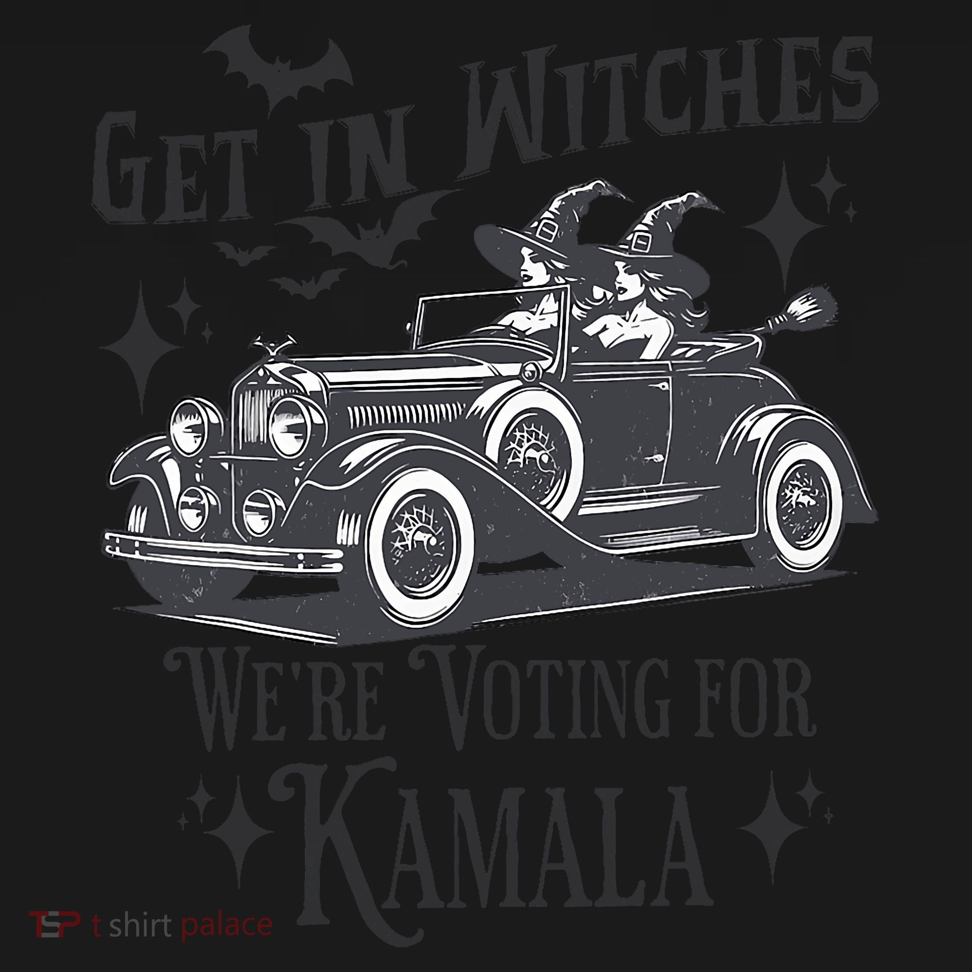 Get In Witches WeRe Voting For Kamala Halloween Harris Toddler Hoodie