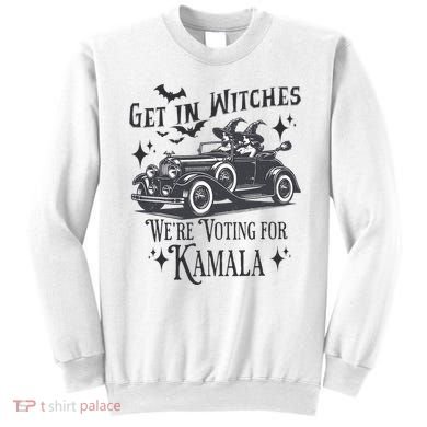 Get In Witches WeRe Voting For Kamala Halloween Harris Sweatshirt