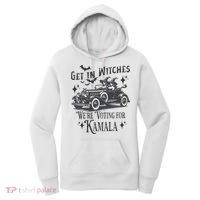 Get In Witches WeRe Voting For Kamala Halloween Harris Women's Hoodie thumb 0