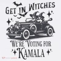 Get In Witches WeRe Voting For Kamala Halloween Harris Mousepad thumb 1