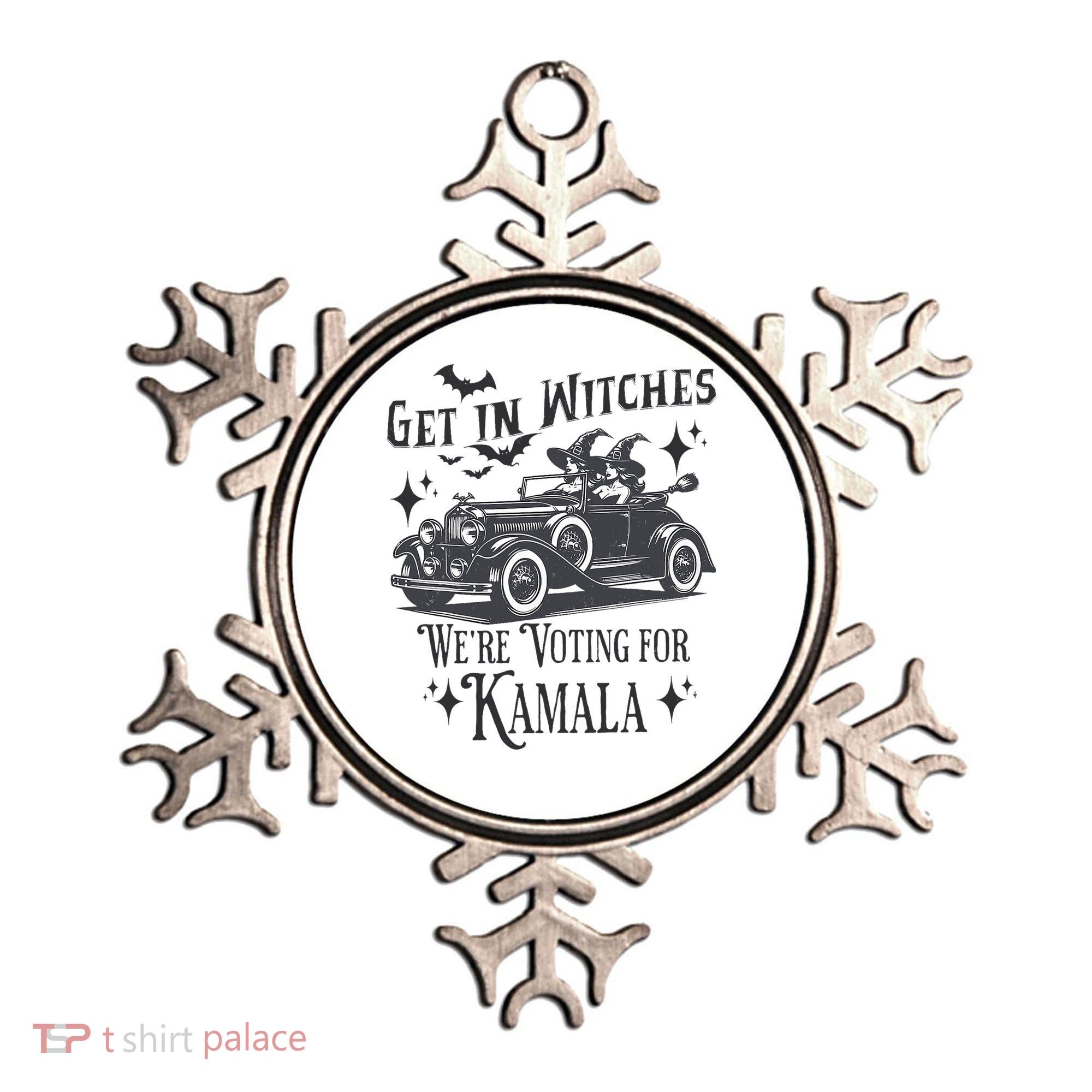 Get In Witches WeRe Voting For Kamala Halloween Harris Ornament