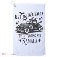 Get In Witches WeRe Voting For Kamala Halloween Harris Golf Towel thumb 0