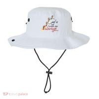 God Is With Me Always Footsteps Bucket Hat thumb 0
