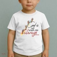 God Is With Me Always Footsteps Toddler T-Shirt thumb 2