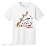 God Is With Me Always Footsteps Kids T-Shirt thumb 0
