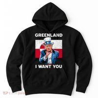 Greenland, I Want You! Funny Trump Meme Hoodie thumb 0