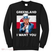 Greenland, I Want You! Funny Trump Meme Sweatshirt thumb 0