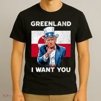 Greenland, I Want You! Funny Trump Meme T-Shirt thumb 3