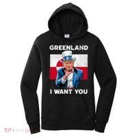 Greenland, I Want You! Funny Trump Meme Women's Hoodie thumb 0