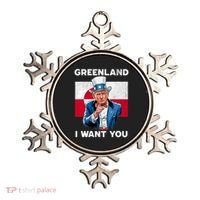 Greenland, I Want You! Funny Trump Meme Ornament thumb 0