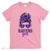 Girl Just A Girl Who Loves Raven T-Shirt thumb 0
