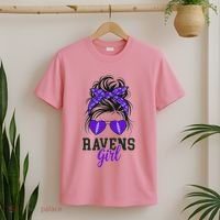 Girl Just A Girl Who Loves Raven T-Shirt thumb 2
