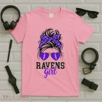 Girl Just A Girl Who Loves Raven T-Shirt thumb 5