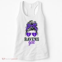 Girl Just A Girl Who Loves Raven Women's Tank Top thumb 0