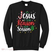 God Jesus Christ Is Reason For The Christmas Season Holiday Sweatshirt thumb 0