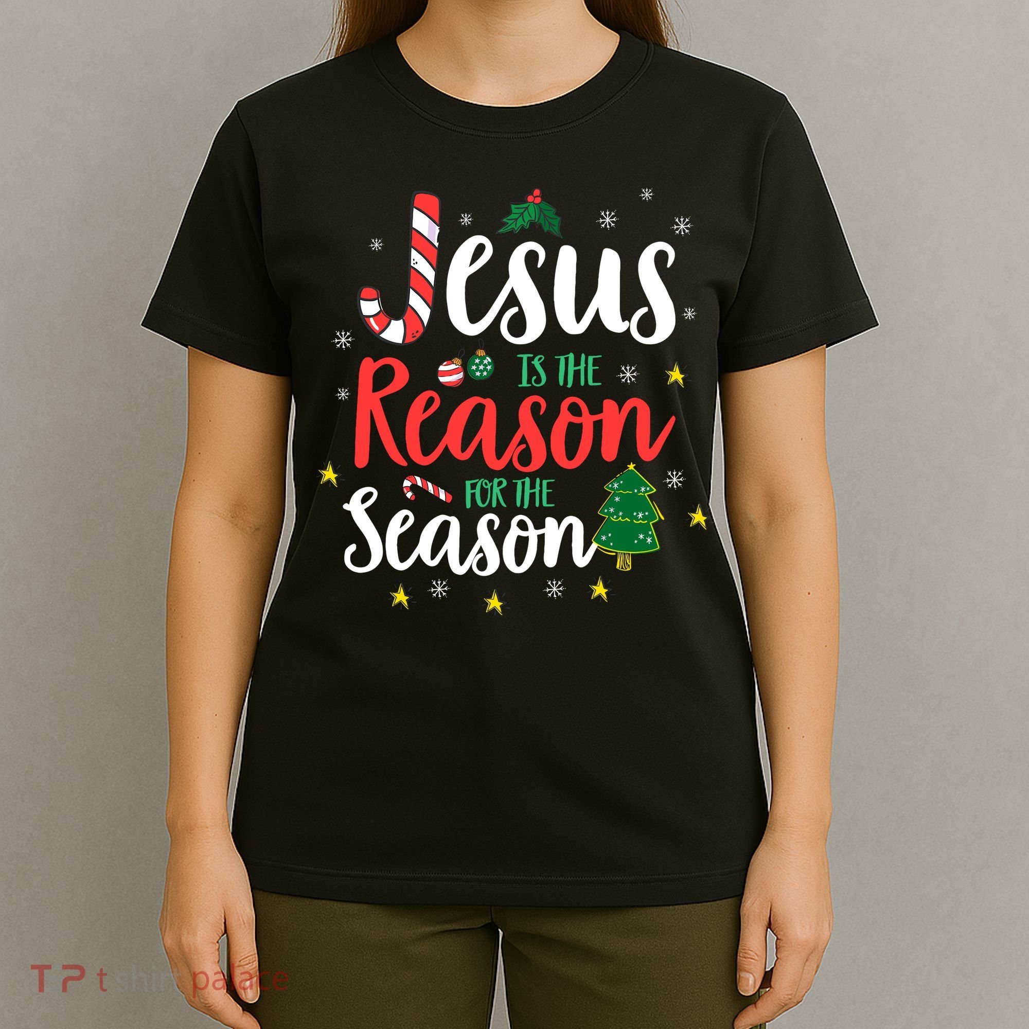 God Jesus Christ Is Reason For The Christmas Season Holiday T-Shirt