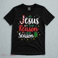 God Jesus Christ Is Reason For The Christmas Season Holiday T-Shirt thumb 5