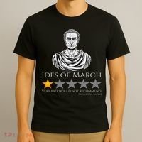 Gaius Julius Caesar Ides Of March Ancient Rome Meme T-Shirt thumb 3