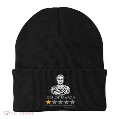 Gaius Julius Caesar Ides Of March Ancient Rome Meme Beanie