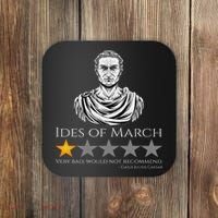 Gaius Julius Caesar Ides Of March Ancient Rome Meme Coaster thumb 0