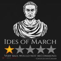 Gaius Julius Caesar Ides Of March Ancient Rome Meme Women's Hoodie thumb 2