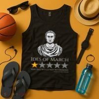 Gaius Julius Caesar Ides Of March Ancient Rome Meme Tank Top thumb 4