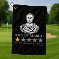 Gaius Julius Caesar Ides Of March Ancient Rome Meme Golf Towel thumb 1