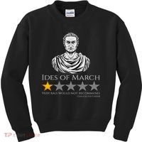 Gaius Julius Caesar Ides Of March Ancient Rome Meme Kids Sweatshirt thumb 0