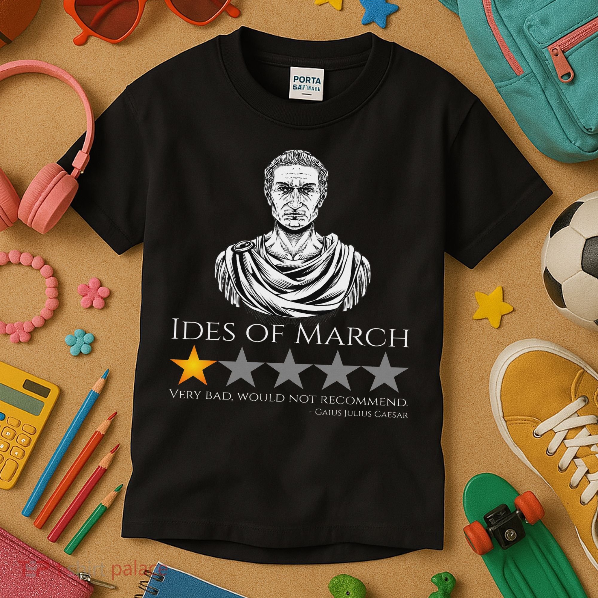 Gaius Julius Caesar Ides Of March Ancient Rome Meme Kids T-Shirt
