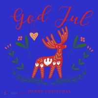 God Jul Christmas Reindeer Norwegian Xmas God Jul Norway Cute Gift Women's Tank Top thumb 5