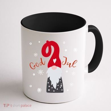 God Jul Gnome Tomte Tee Lefse Xmas Gift Santa Christmas Gift Coffee Mug back