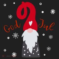 God Jul Gnome Tomte Tee Lefse Xmas Gift Santa Christmas Gift Beanie thumb 2