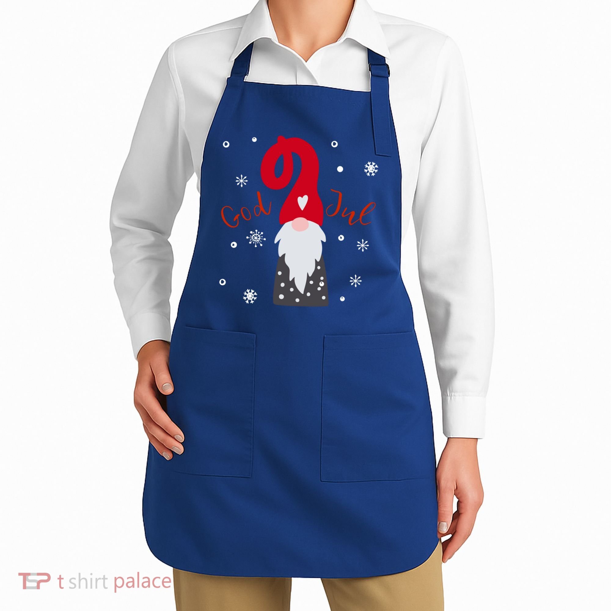 God Jul Gnome Tomte Tee Lefse Xmas Gift Santa Christmas Gift Apron