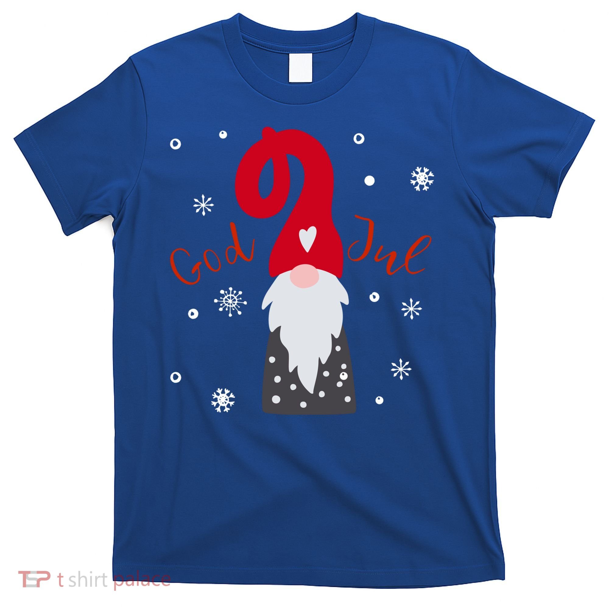 God Jul Gnome Tomte Tee Lefse Xmas Gift Santa Christmas Gift T-Shirt